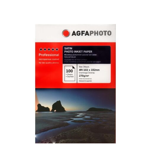 Agfa Photo Satin,Mat 10x15 270Gr/m² Fotoğraf Kağıdı 100 Yaprak - AGFA PHOTO