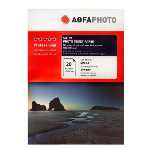 Agfa Photo Satin,Mat A4 260Gr/m² Fotoğraf Kağıdı 20 Yaprak - AGFA PHOTO