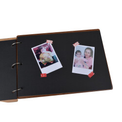 Ahşap Dikdörtgen Kendin Yap Fotoğraf Albümü - 5