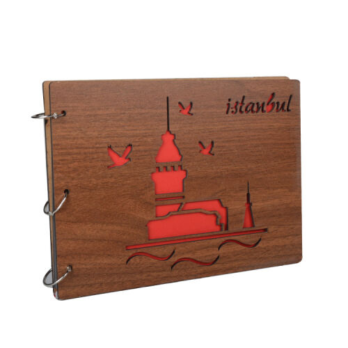 Ahşap Dikdörtgen Kendin Yap Fotoğraf Albümü - 9