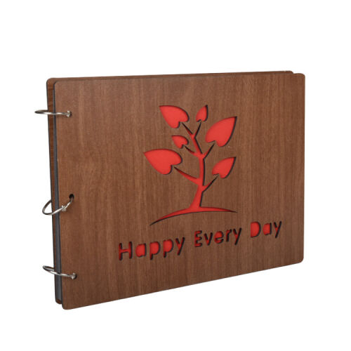 Ahşap Dikdörtgen Kendin Yap Fotoğraf Albümü - 10