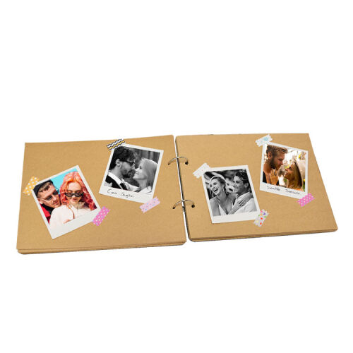 Ahşap Klaket Fotoğraf Albümü - 19,5x26cm - OFİSOMİ-T (1)