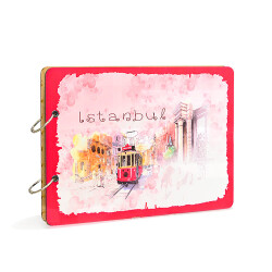 Ahşap Klaket Fotoğraf Albümü - 19,5x26cm - 8