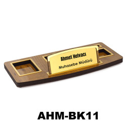 Ahşap Masa İsimliği - 3