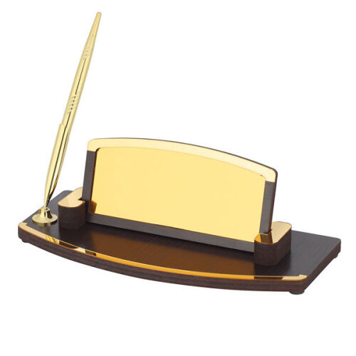 Ahşap Masa İsimliği - Tek Kalemli - OFİSOMİ-S