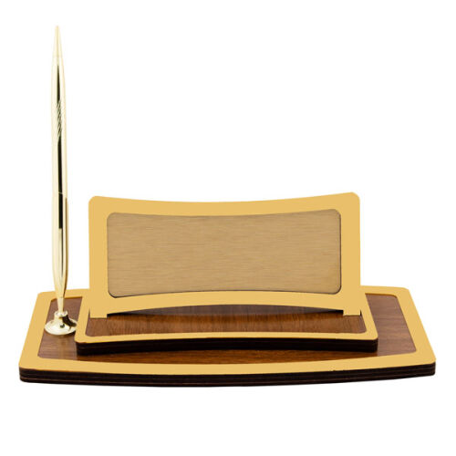 Ahşap Masa İsimliği - Tek Kalemli - OFİSOMİ-S (1)