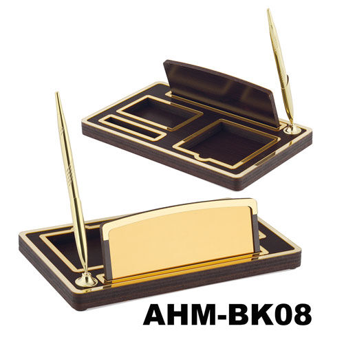 Ahşap Masa İsimliği - Tek Kalemli - OFİSOMİ-S