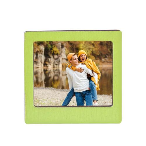 Ahşap Polaroid Mini Fotoğraf Çerçevesi - 9x9cm - 25