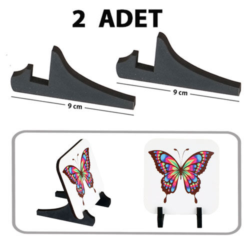 Ahşap Siyah Teşhir Ayağı - OFİSOMİ-S