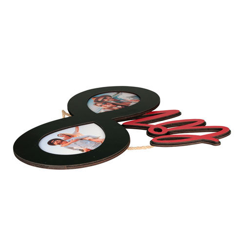 Ahşap Sonsuzluk Çerçeve (Kırmızı Love) - OFİSOMİ-S (1)