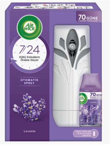 Airwick Otomatik Sprey + Yedeği (Lavanta) Oda Kokusu (70 Güne Kadar Ferahlık) - 1