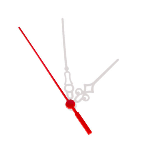 Akrep Yelkovan Saniye - Siyah, Beyaz, Metal - 12