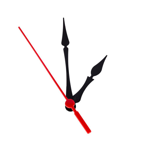 Akrep Yelkovan Saniye - Siyah, Beyaz, Metal - 14