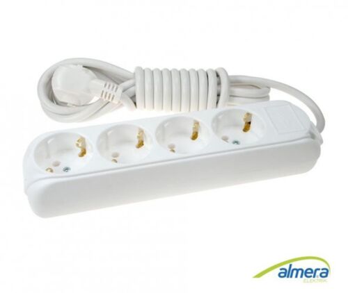 Almera 4lü 3mt Topraklı Priz (9240203) - ALMERA