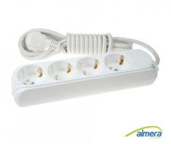 Almera 4lü 3mt Topraklı Priz (9240203) - 1