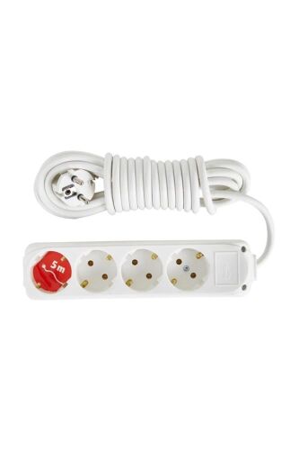 Almera 4lü 5mt Topraklı Priz (9240105) - ALMERA