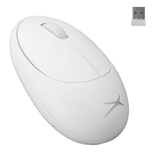 Altec Lansing ALBM7335 Beyaz 2.4GHz USB 1200DPI Alkalin Pilli Kablosuz Mouse - ALTEC (1)