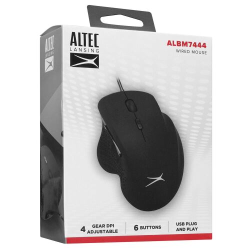 Altec Lansing ALBM7444 Usb Siyah 3200 DPI Optik Mouse - ALTEC