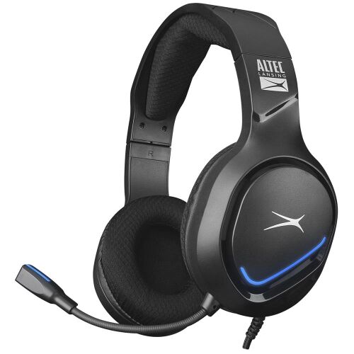 Altec Lansing ALGH9603 Siyah PS4-XBOX-Mobil Uyumlu USB+3.5mm Mavi Ledli Gaming Mikrofonlu Kulaklık - 2
