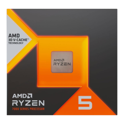 AMD RYZEN 5 7500X3D 6 Core, 4,00-4.50GHz, 104Mb Cache, 65W, AM5 Soket, BOX, (Dahili Grafik VAR, Fan YOK) - 1
