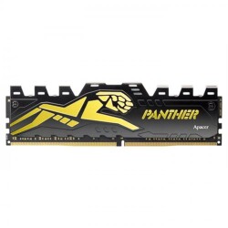 Apacer Panther Black-Gold 16GB (1x16GB) 3200Mhz CL16 DDR4 Gaming Soğutuculu Ram AH4U16G32C28Y7GAA-1 - 1