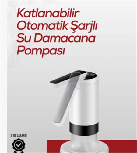 Apache K3 Şarjlı Su Pompası (Usb Şarj Grişi-Şarj Lambası-Paslanmaz Çelik) - FLY