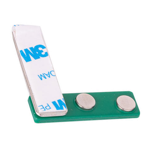 Arkası Yapışkanlı Üçlü Yeşil Yaka Mıknatısı - 3