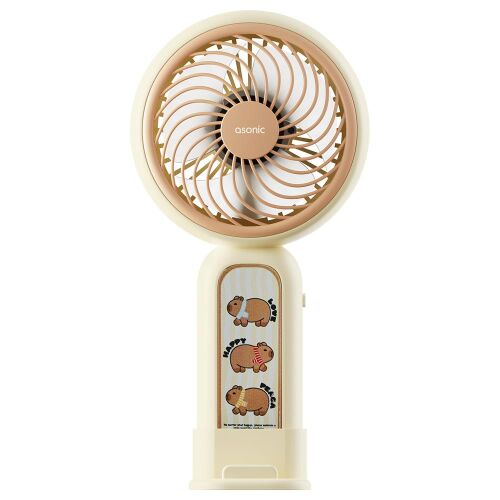 Asonic AFN20 Krem 250mAh Dahili Pil Elde Taşınabilir Masaüstü Usb Fan Şarjlı Type-c Şarj - ASONIC (1)