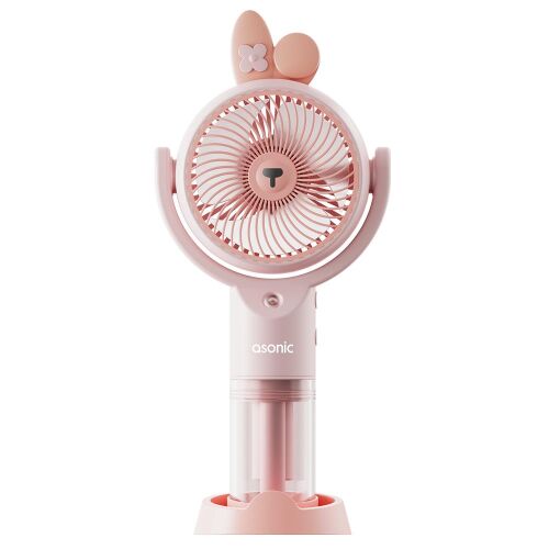 Asonic AFN26 Pembe 500mAh 2 Kademe Nemlendirici Sprey USB Fan - ASONIC (1)