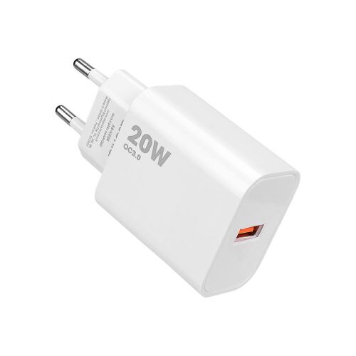 Asonic AS-X225 20W Quick 3.0 Hızlı Beyaz Şarj Adaptörü - 1
