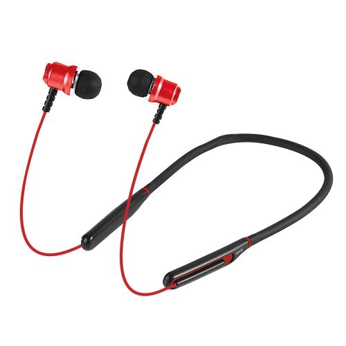 Asonic AS-XBK65 Kırmızı Boyun Askılı Mıknatıslı Bluetooth+TF Kart Spor Kulak içi Kulaklık - 2