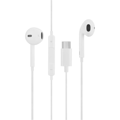 Asonic AS-XK110 Type C Telefon Uyumlu Beyaz Mikrofonlu Kulaklık - ASONİC