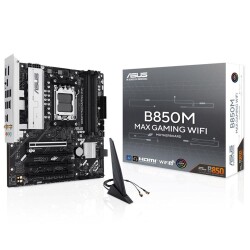 Asus B850M MAX GAMING WIFI 8000MHz (OC) DDR5 Soket AM5 M.2 HDMI DP mATX Anakart - 2