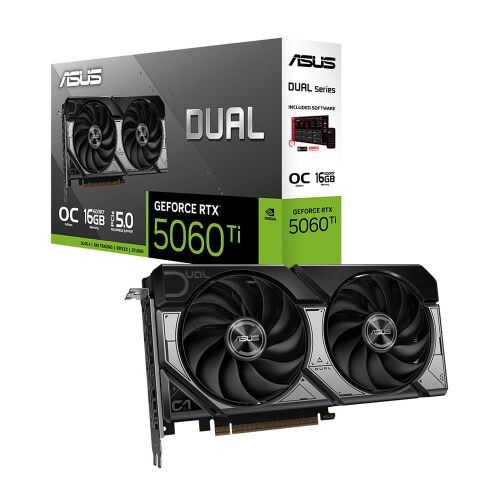Asus Dual GeForce RTX5060Ti OC 16GB GDDR7 128 Bit DLSS 4 DUAL-RTX5060TI-O16G Ekran Kartı - ASUS (1)