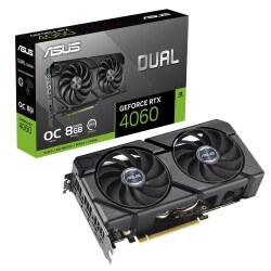 Asus GeForce RTX4060 DUAL OC Evo Edition 8GB GDDR6 DLSS 3 128 Bit DUAL-RTX4060-O8G-EVO Ekran Kartı - 1