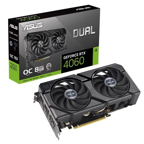 Asus GeForce RTX4060 DUAL OC Evo Edition 8GB GDDR6 DLSS 3 128 Bit DUAL-RTX4060-O8G-EVO Ekran Kartı - 1
