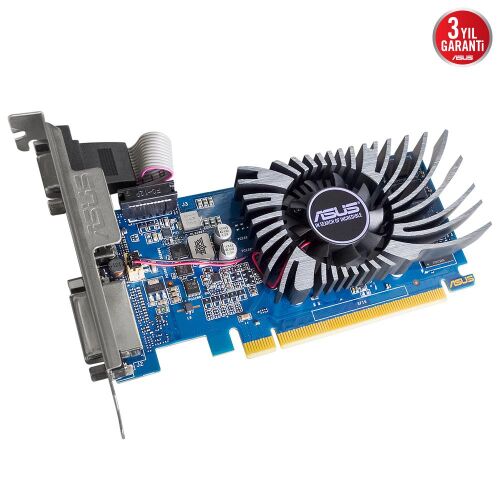 Asus Nvidia GeForce GT730 2GB 64Bit GDDR5 (Analog+HDMI+DVI) Ekran Kartı GT730-SL-2GD5-BRK - ASUS (1)