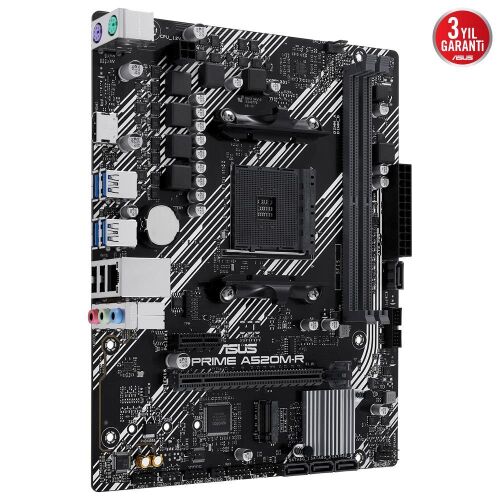 Asus PRIME A520M-R 5100Mhz OC DDR4 Soket AM4 M.2 HDMI mATX Anakart - ASUS