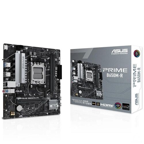 Asus Prime B650M-R 7200MHz (OC) DDR5 Soket AM5 M.2 HDMI mATX Anakart - ASUS (1)