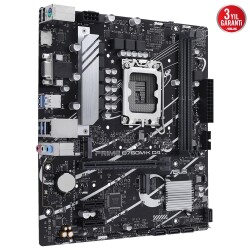 Asus Prime B760M-K D4 Intel B760 Soket 1700 DDR4 5333(OC)MHz mATX Gaming (Oyuncu) Anakart - 2