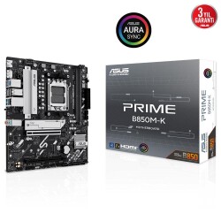 Asus Prime B850M-K AM5 DDR5 Ses GLAN DP-HDMI SATA3 USB3.2 mATX Anakart - 2