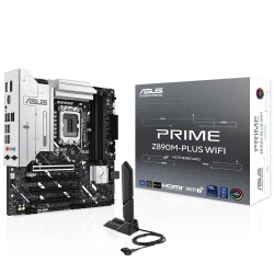 Asus Prime Z890M-PLUS WIFI 7600MHz OC Wi-Fi 7 DDR5 Soket 1851 M.2 HDMI DP mATX Anakart - 2