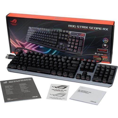 Asus ROG Strix Scope RX Red Optik Switch Mekanik Gaming Klavye - 2
