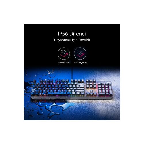 Asus ROG Strix Scope RX Red Optik Switch Mekanik Gaming Klavye - 3