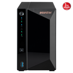 ASUSTOR AS3302T V2, 2Gb DDR4 Ram, 2 Yuvalı (2x20TB Destek), 1x2.5GbE Network, 3xUSB 3.2, Tower NAS (Yedekleme) Cihazı - 1