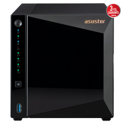 ASUSTOR AS3304T V2, 2Gb DDR4 Ram, 4 Yuvalı (4x20TB Destek), 1x2.5GbE Network, 3xUSB 3.2, Tower NAS (Yedekleme) Cihazı - 1
