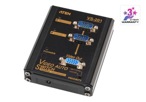 ATEN VS-201 2 PORT VGA VİDEO SWİTCH - ATEN