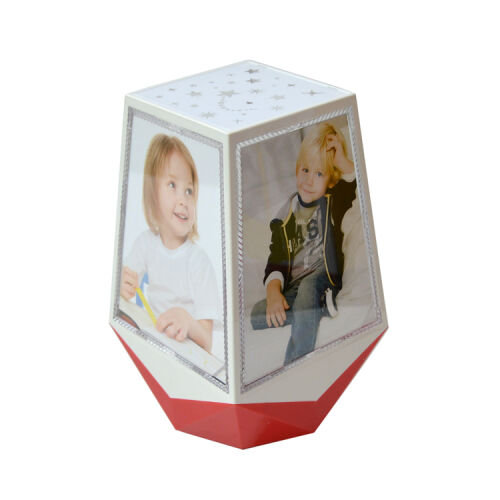 Ay Yıldız Led Işıklı Dönen Küp Çerçeve - 15