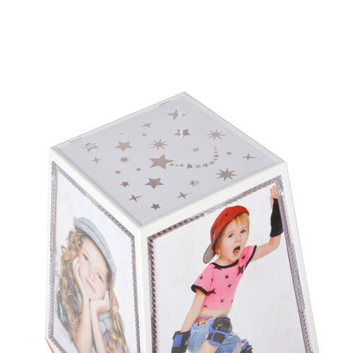 Ay Yıldız Led Işıklı Dönen Küp Çerçeve - 12