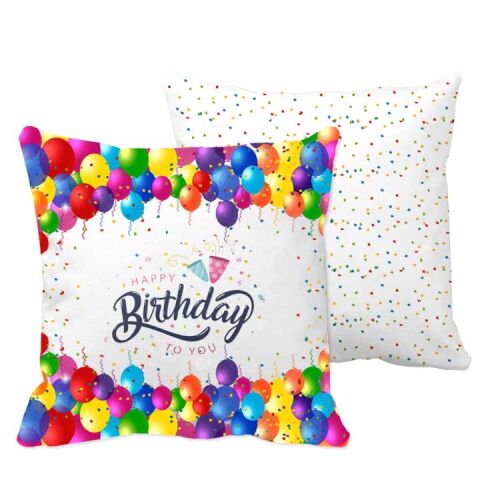 Balon Desen Sublimasyon Yastık Kılıfı - OFİSOMİ-T